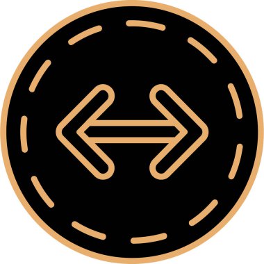 Ok. Web simgesi basit illüstrasyon