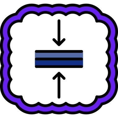 ok Ağı simgesi basit illüstrasyon