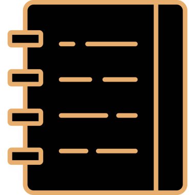 klasör simgesi. Web için dizin vektör simgelerinin özet çizimi