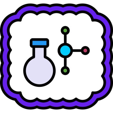 Kimyasal şişe. Basit tasarım