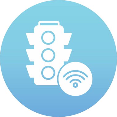 Wi-Fi simgesinin vektör illüstrasyonu