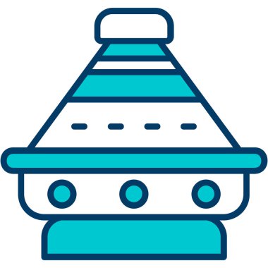 Noel çanı. Web simgesi basit tasarım