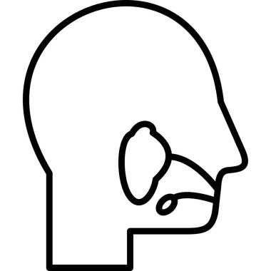 İnsan beyin organ simgesi