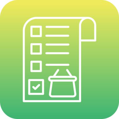 Vektör belgesi Simge illüstrasyonu