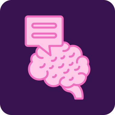 konuşma balonu simgesi, vektör illüstrasyonu