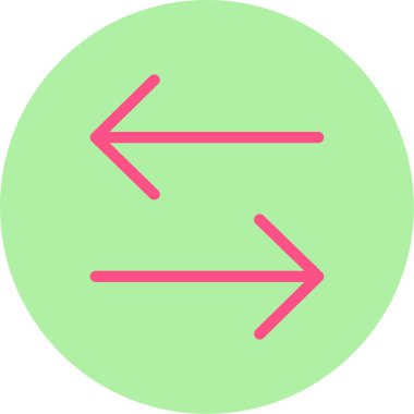 Yön. Web simgesi basit tasarım