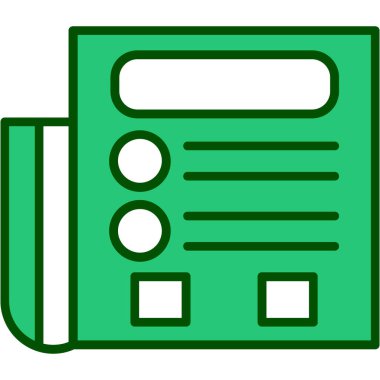 kitap simgesi, vektör illüstrasyonu