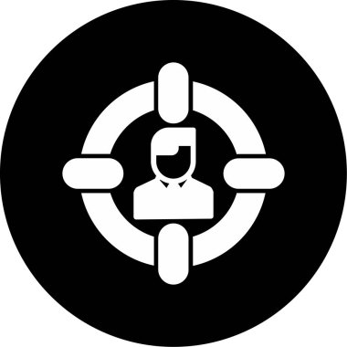 İş simgesinin vektör illüstrasyonu