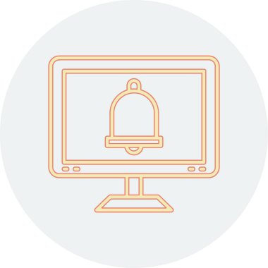 bilgisayar simgesi vektör illüstrasyonu