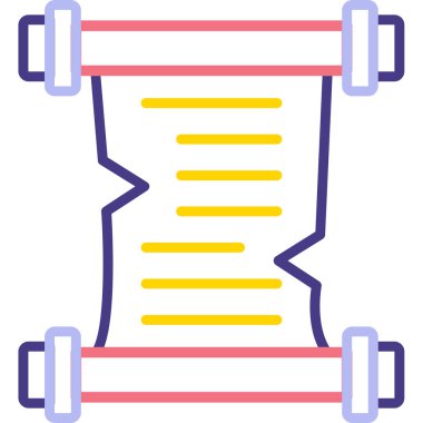 Bir spiral ve halatın karikatür arkaplanının vektör çizimi