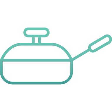 Ot çizgisi simgesinin vektör illüstrasyonu