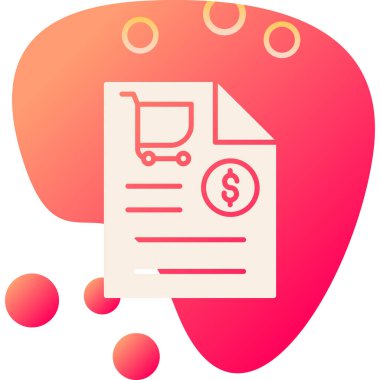 alışveriş simgesi vektör illüstrasyonu