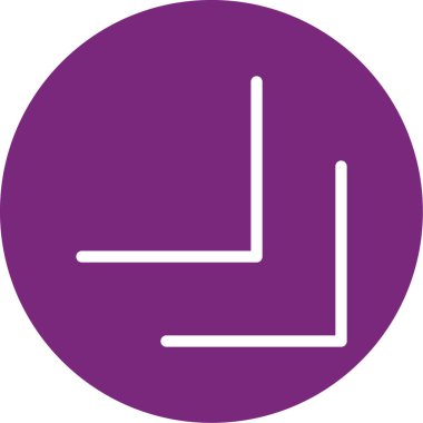 Yön ok ikonu vektör illüstrasyonu