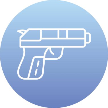 Tabanca simgesi vektör illüstrasyonu