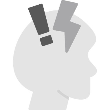 Beyin ikonu. düz dizayn biçimi 10