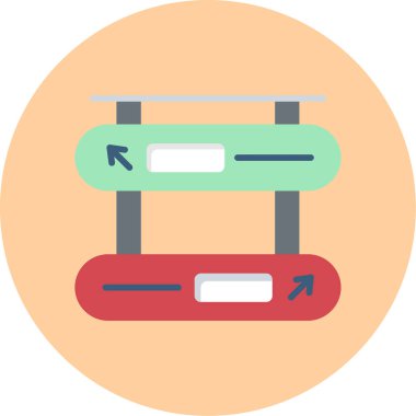 tren. Web simgesi basit illüstrasyon