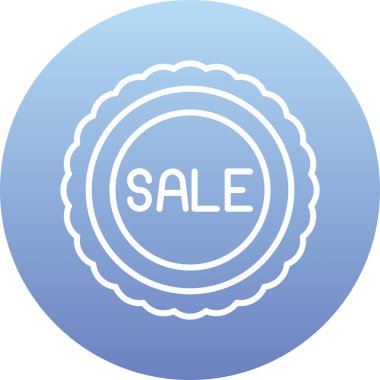 satış simgesi vektör illüstrasyonu