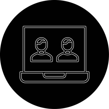 seo modern simgesinin vektör illüstrasyonu