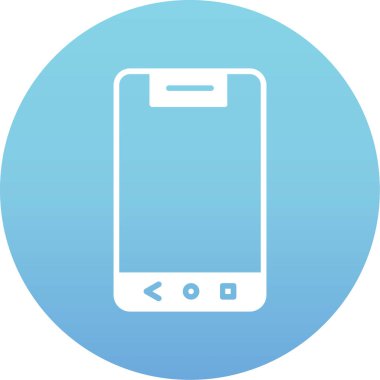 Benzersiz akıllı telefon vektör simgesi