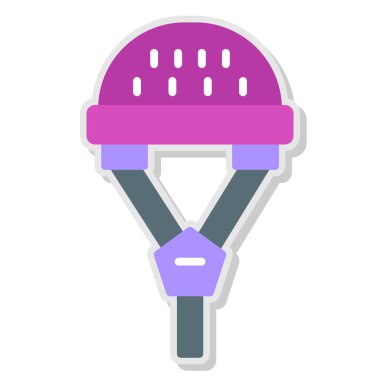 golf ikonu vektör illüstrasyonu