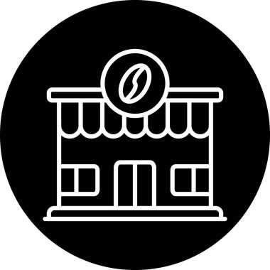 Bina. Web simgesi basit illüstrasyon