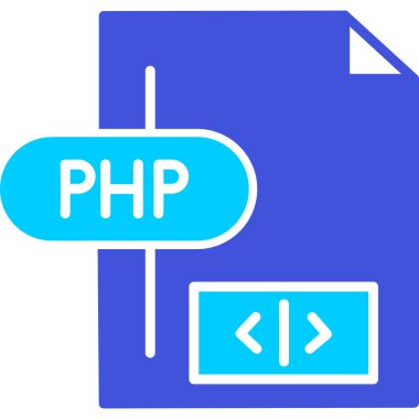 Kodlama. Web simgesi basit illüstrasyon