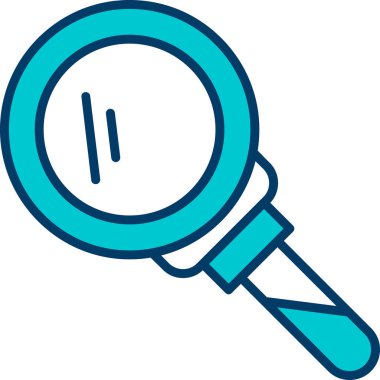 Büyüteç. Web simgesi basit tasarım