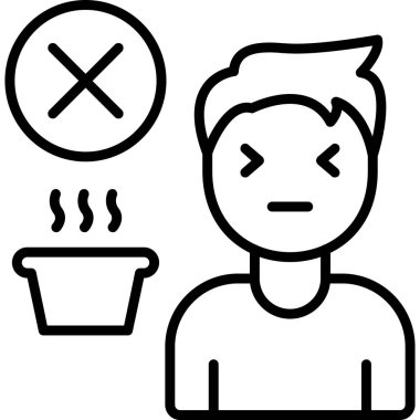 Adamım. Web simgesi basit tasarım illüstrasyonu