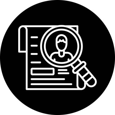 Ara. Web simgesi basit illüstrasyon