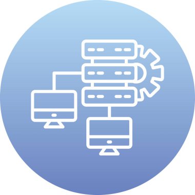 Seo simgesinin vektör illüstrasyonu