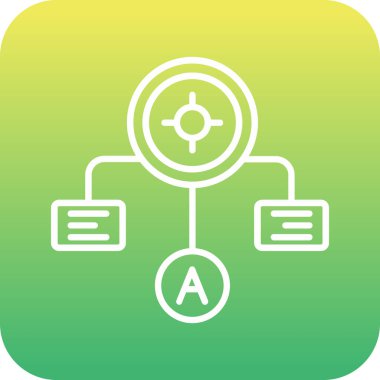 seo modern simgesinin vektör illüstrasyonu