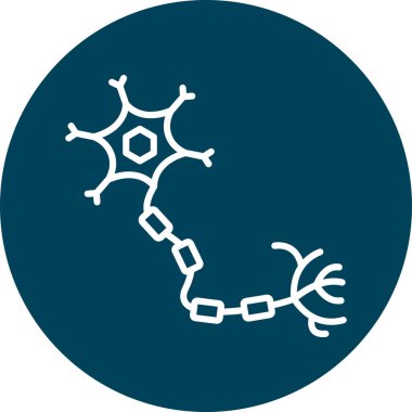 Virüs vektör simgesi. biçim düz bicolor sembolü, mavi ve gri renkler, yuvarlak açılar, beyaz arkaplan