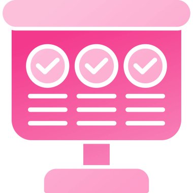 Onay işaretleri vektör simgesi