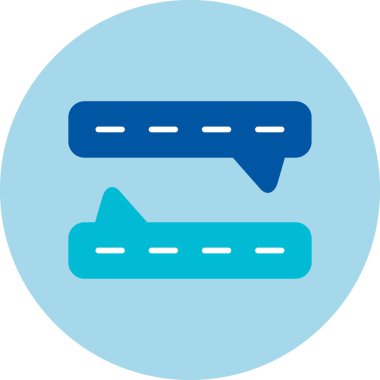 Konuş. Web simgesi basit illüstrasyon