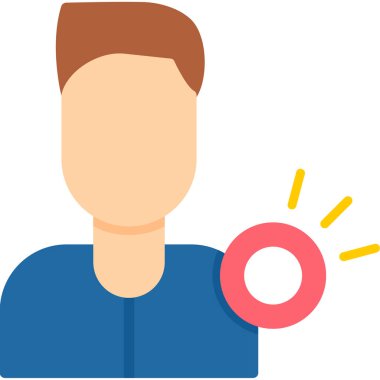 avatar erkek kişi simgesi düz stil