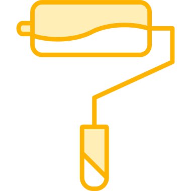 Boya silindiri. Web simgesi