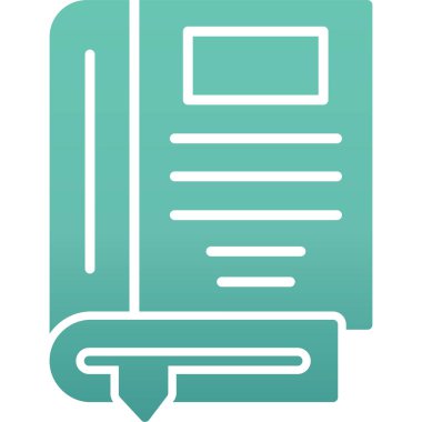 Belge. Web simgesi basit illüstrasyon