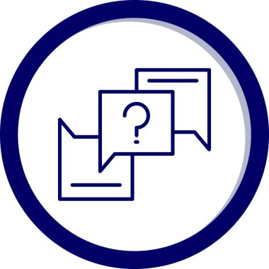 Soru işareti vektör illüstrasyonu