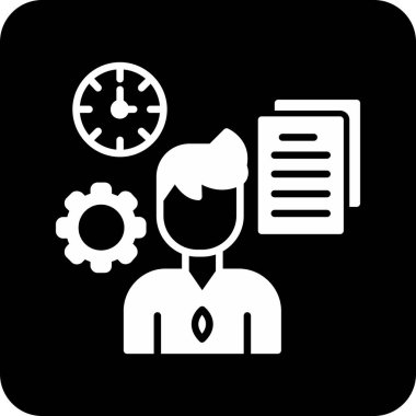 iş yönetimi simgesi kolayca düzenleyebilen veya düzenleyebilen vektör simgesi