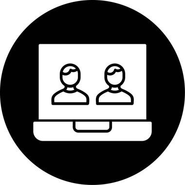 Konferans Toplantısı vektör simgesi