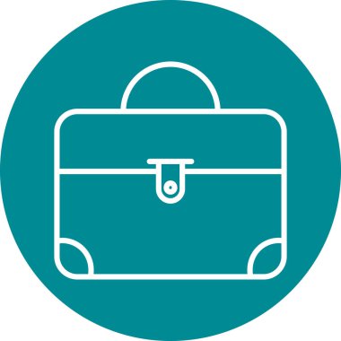 Çanta. Web simgesi vektör illüstrasyonu