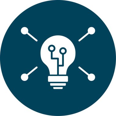 Kolayca değiştirebilen ya da düzenleyebilen ampul fikir vektör simgesi