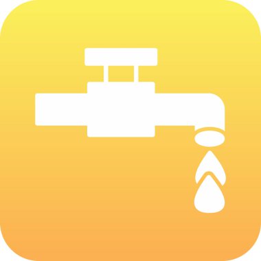 vektör su musluk simgesi