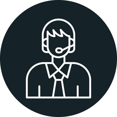 İş ve finans simgesinin vektör illüstrasyonu