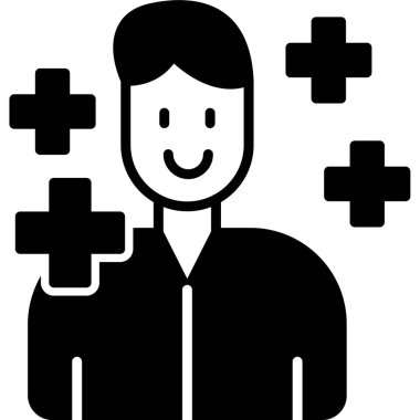 Doktor Simge vektör illüstrasyonu