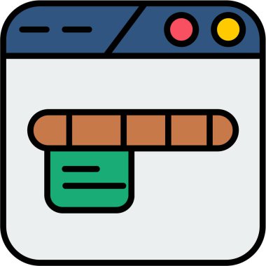 Takvim simgesi, vektör çizimi