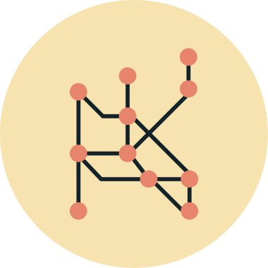 Moda biçimi izole edilmiş arkaplanda molekül simgesi