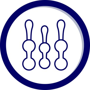 çapraz vektör simgesi. biçim iki renkli düz sembol, düz mavi renkler, yuvarlak açılar, beyaz arkaplan.