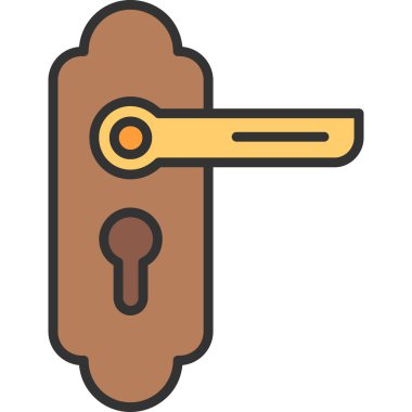 Anahtar. Web simgesi basit illüstrasyon