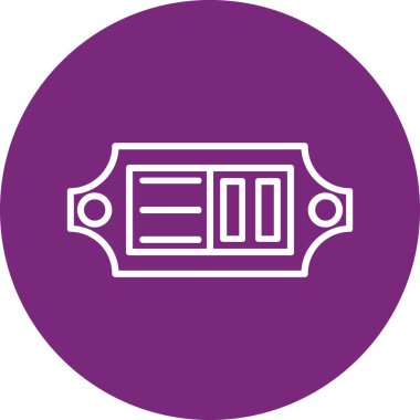 Araba modern simgesinin vektör illüstrasyonu